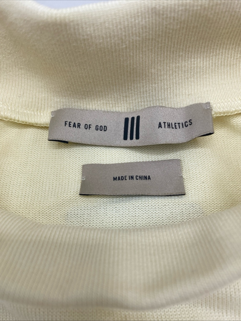 Adidas X Fear Of God Athletics Men Heavy Pullover Shirt Crewneck Oversized Med - Picture 3 of 7